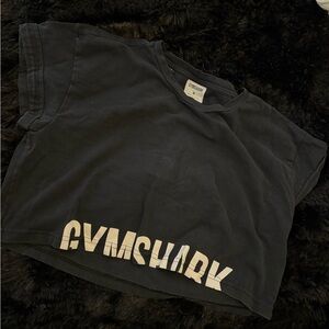 Gymshark Black Crop Top